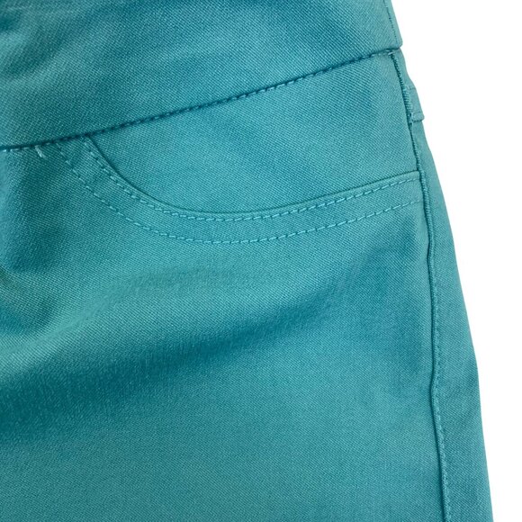 Slim-Sation Women’s Teal Relaxed Leg Pants Tummy Control Panel Sz 4P - New - Picture 3 of 7